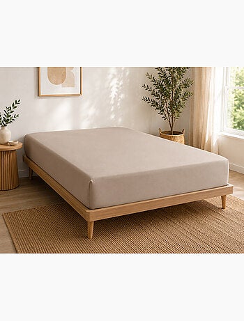 Drap-housse – 80 fils/cm² – Bonnet 35 cm
