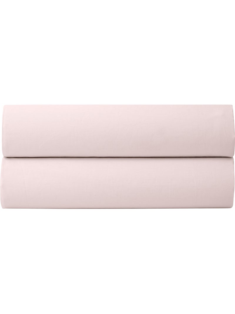 Drap-housse – 80 fils/cm² – Bonnet 35 cm Rose - Kiabi