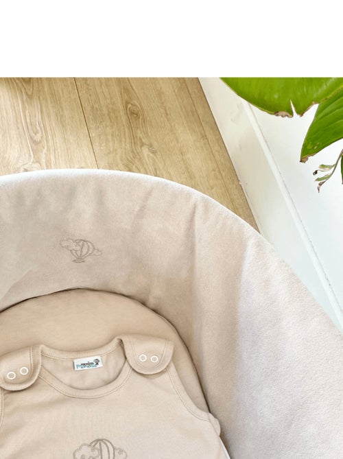 Drap Housse 80x30cm en Coton Bio pour Couffin, Nacelle ou Berceau Bébé - Kiabi