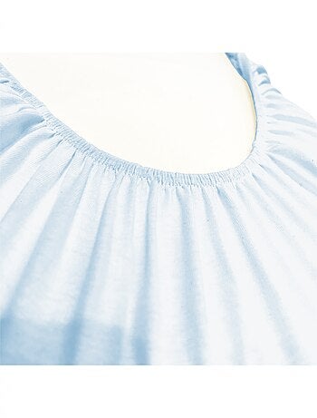 Drap Housse 80x30cm en Coton Bio pour Couffin, Nacelle ou Berceau Bébé