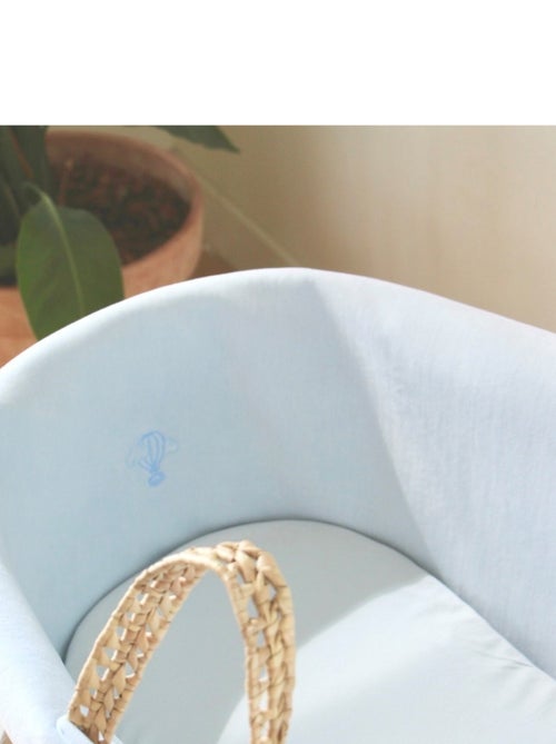 Drap Housse 80x30cm en Coton Bio pour Couffin, Nacelle ou Berceau Bébé - Kiabi