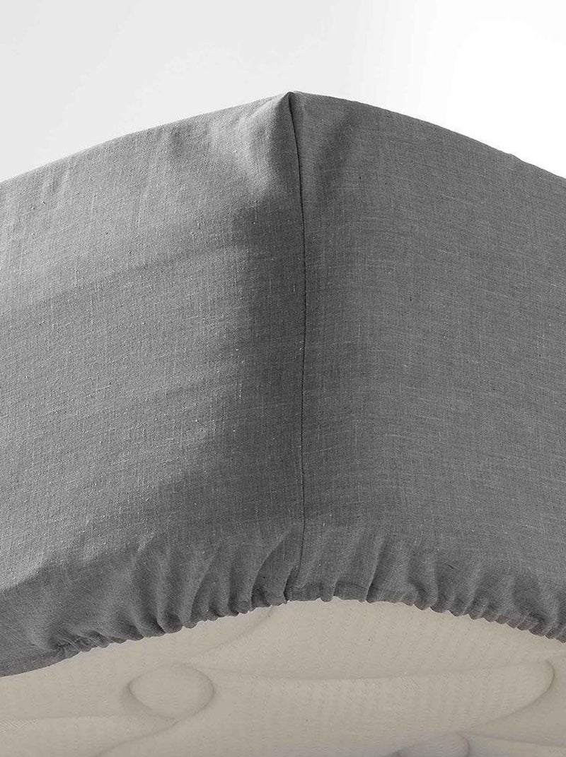 Drap housse Actually Gris - Kiabi