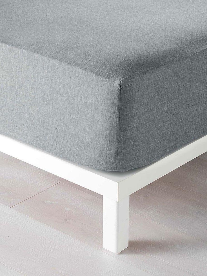 Drap housse Actually Gris - Kiabi