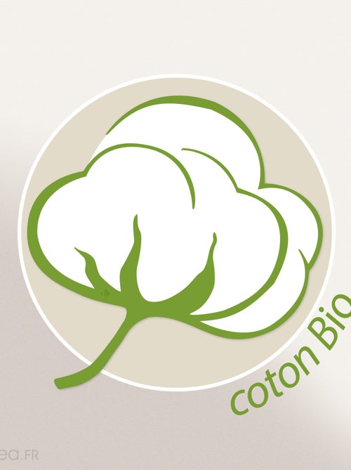 Drap housse AIR en coton issu de l'agriculture biologique - Kiabi