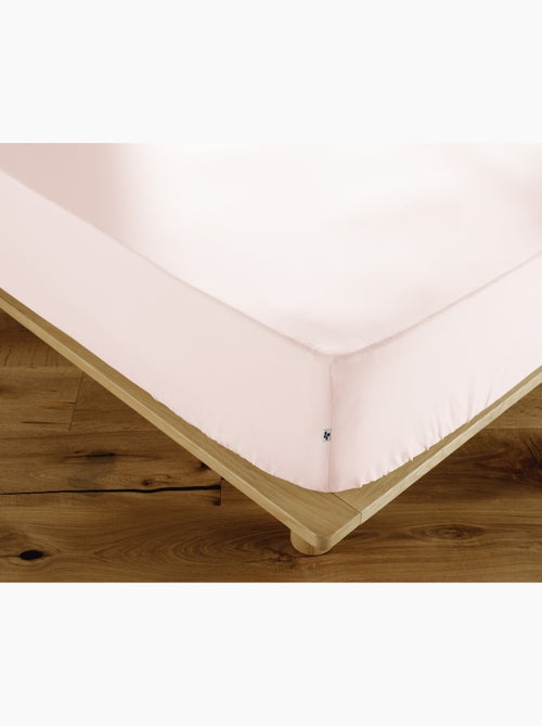 Drap housse ambre rose 180 x 200 cm - Kiabi