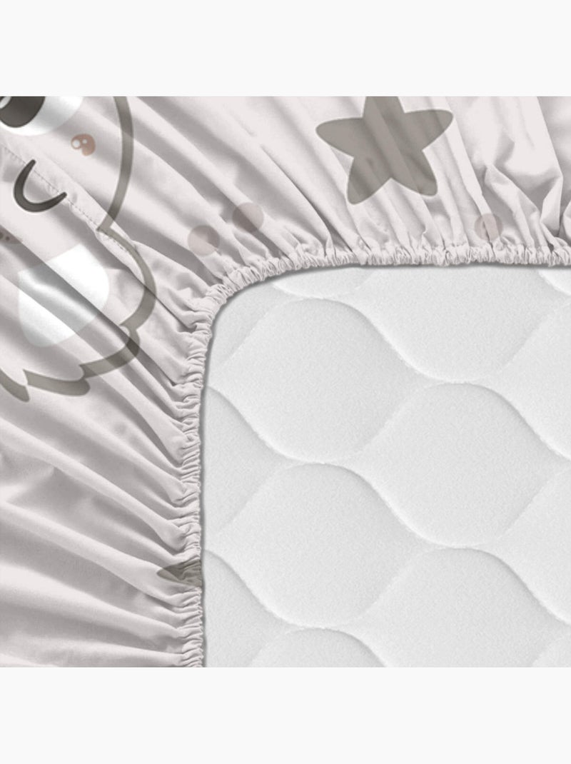 Drap-housse Baby koala Berceau "Happyfriday" Blanc - Kiabi
