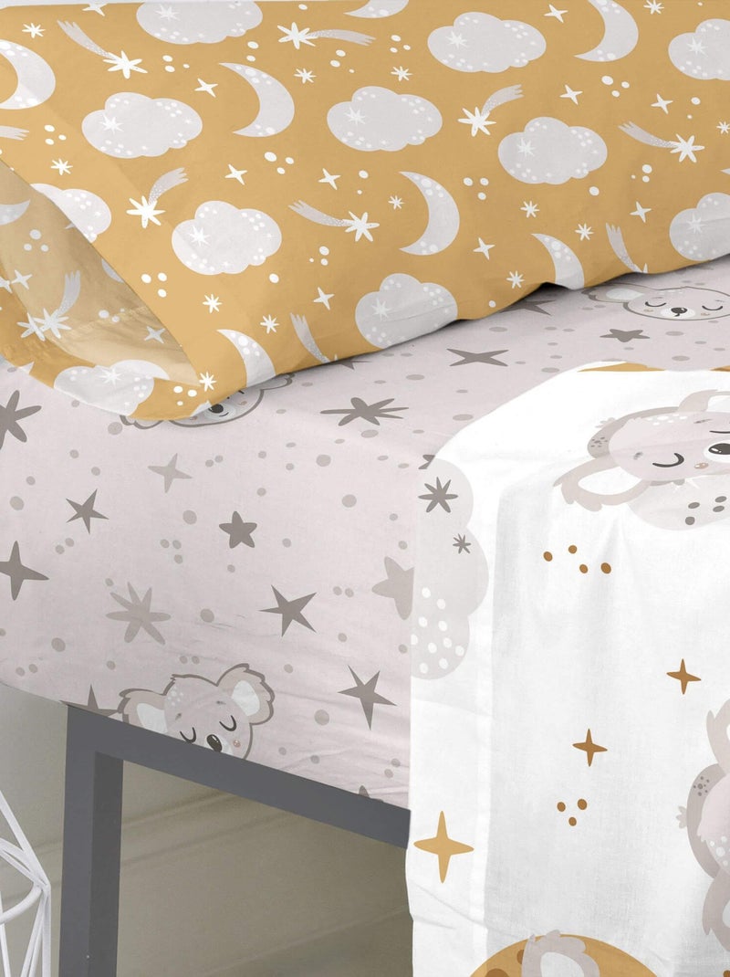 Drap-housse Baby koala "Happyfriday" Blanc - Kiabi