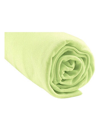 Drap housse Bambou lit deux places 140x190 / 140x200 cm - Blanc