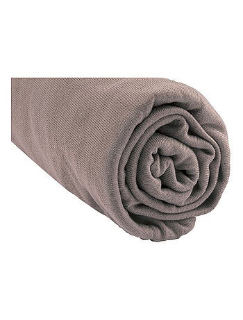 Drap housse Bambou lit deux places 140x190 / 140x200 cm - Blanc