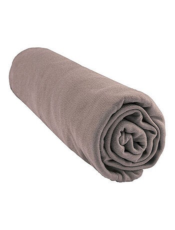 Drap housse Bambou lit deux places 140x190 / 140x200 cm - Blanc