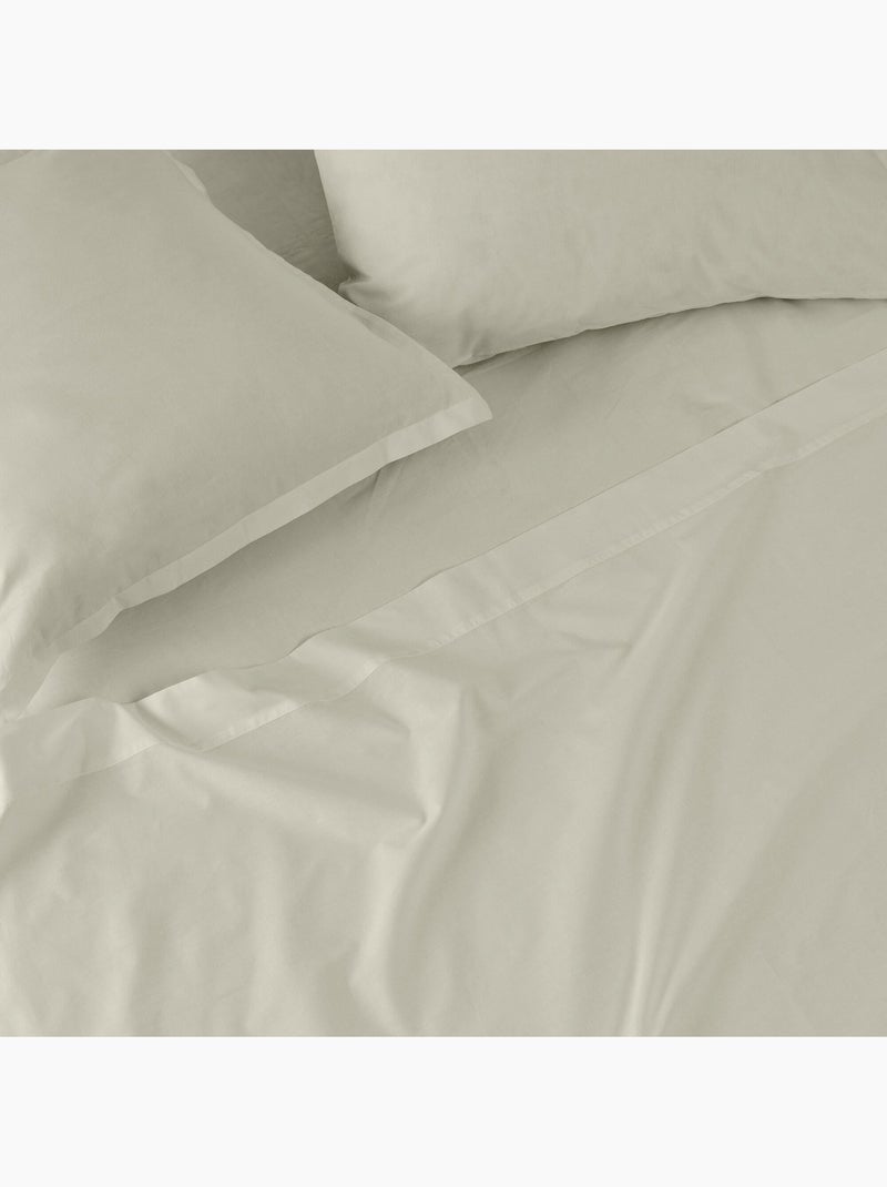 Drap-housse Basic "Happyfriday" Beige argile - Kiabi