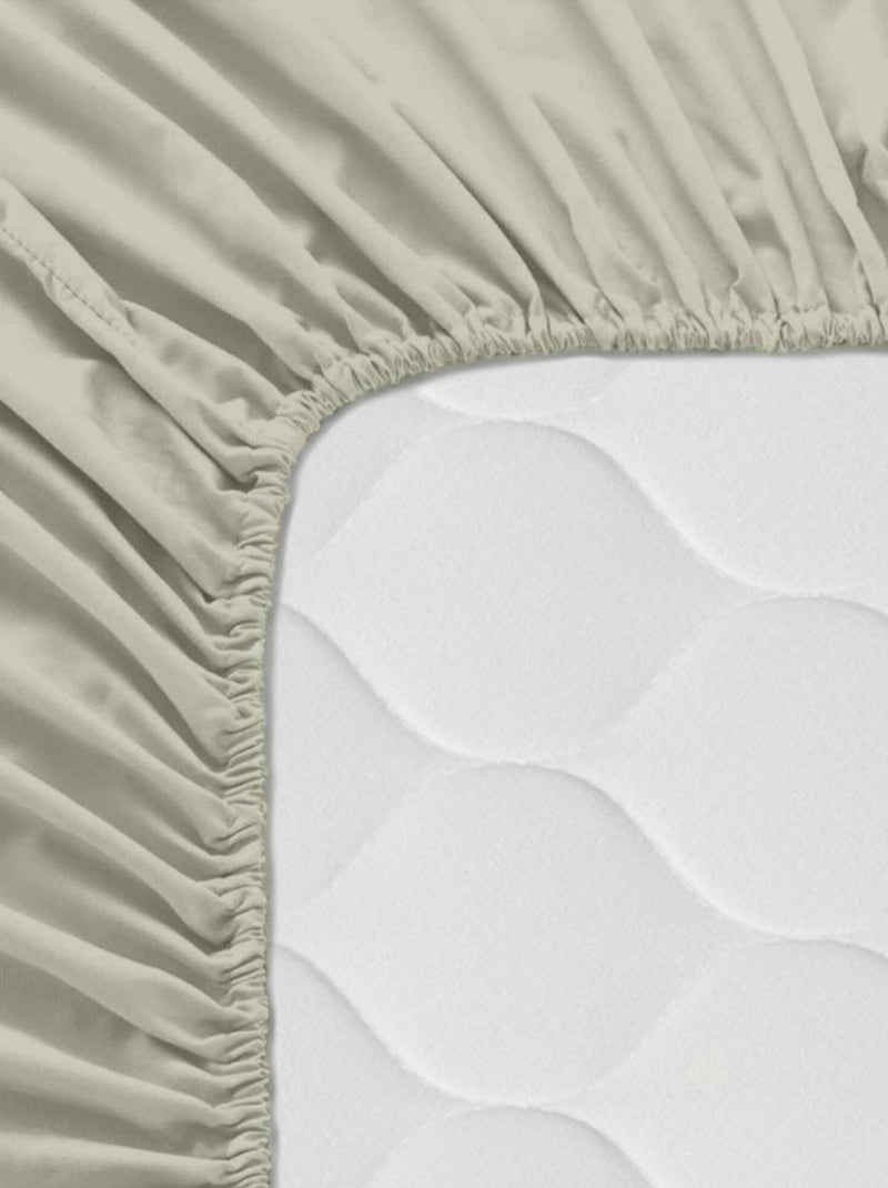 Drap-housse Basic "Happyfriday" Beige - Kiabi