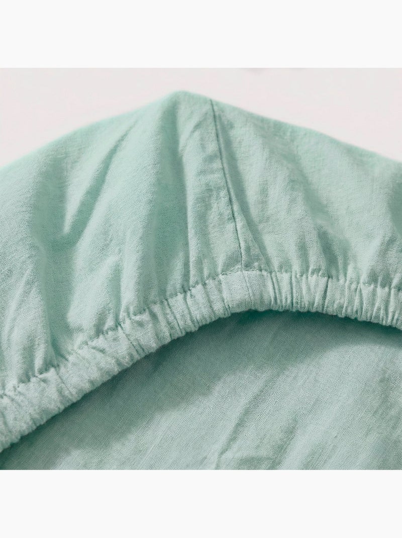 Drap-housse Basic "Happyfriday" Vert - Kiabi