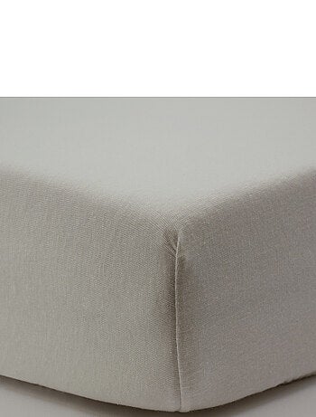 Drap housse bébé coton bio Blanc - Babycalin