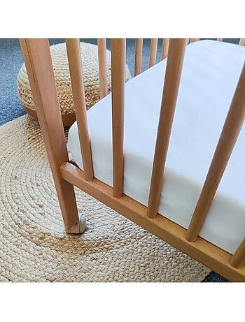 Drap housse bébé coton