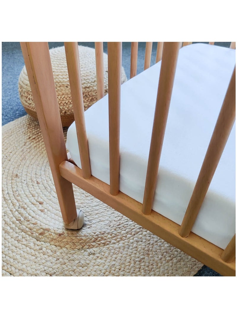 Drap housse bébé coton Blanc - Kiabi
