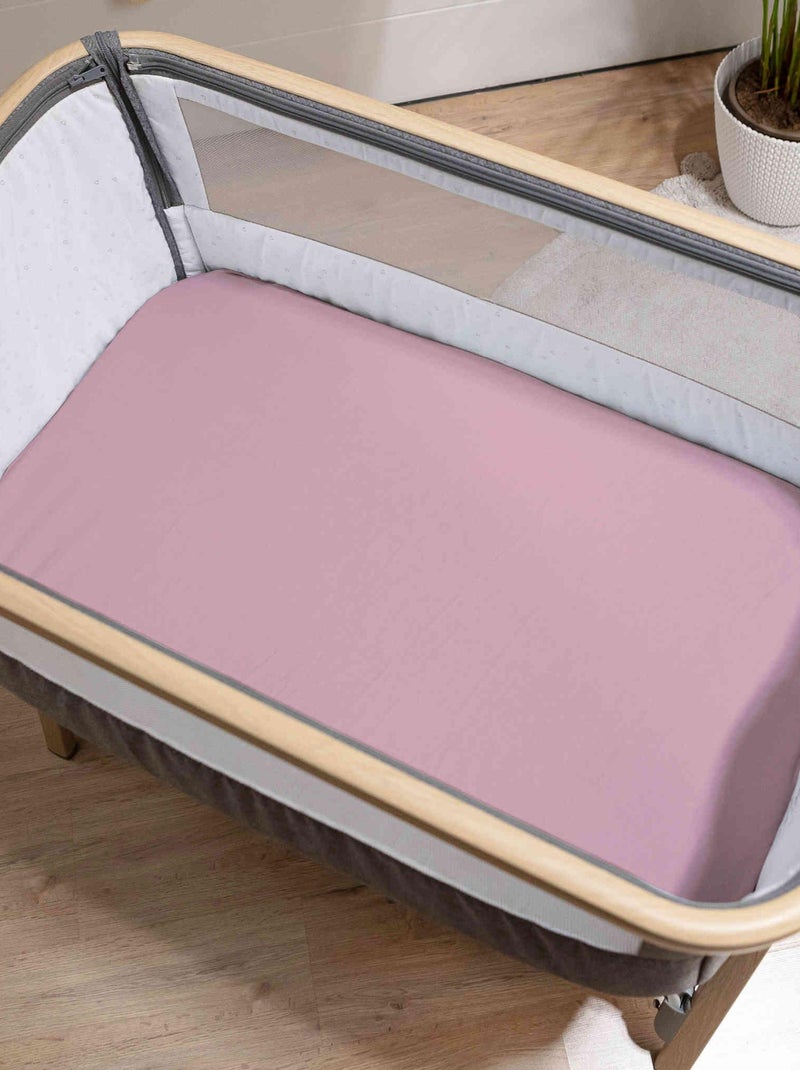 Drap housse bébé coton jersey bio (lot de 2) Blanc - Kiabi