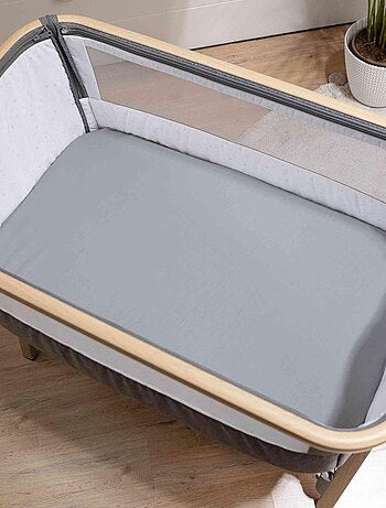 Drap housse bébé coton jersey bio (lot de 2)