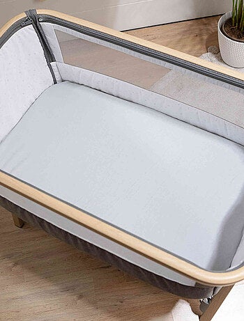 Drap housse bébé coton jersey bio (lot de 2)