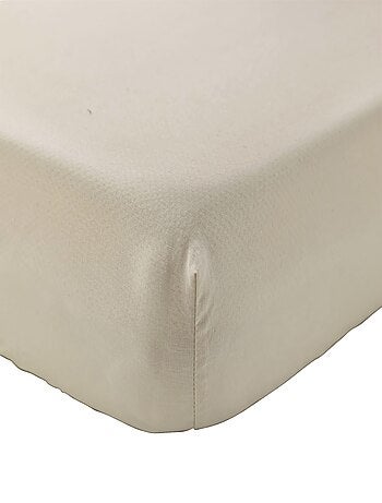 Drap housse bébé coton lavé