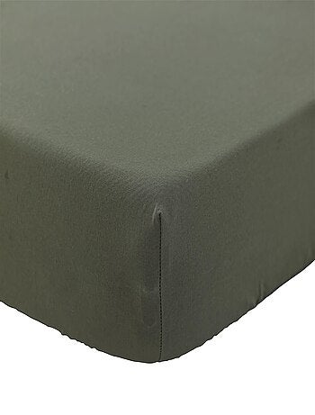 Drap housse bébé coton lavé