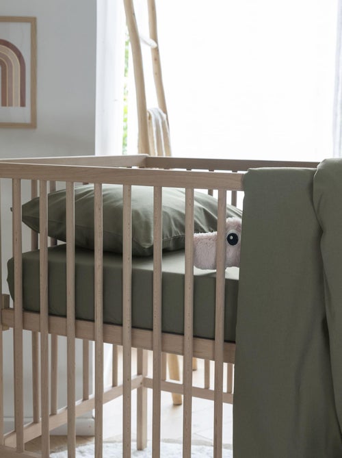 Drap housse bébé coton lavé - Kiabi