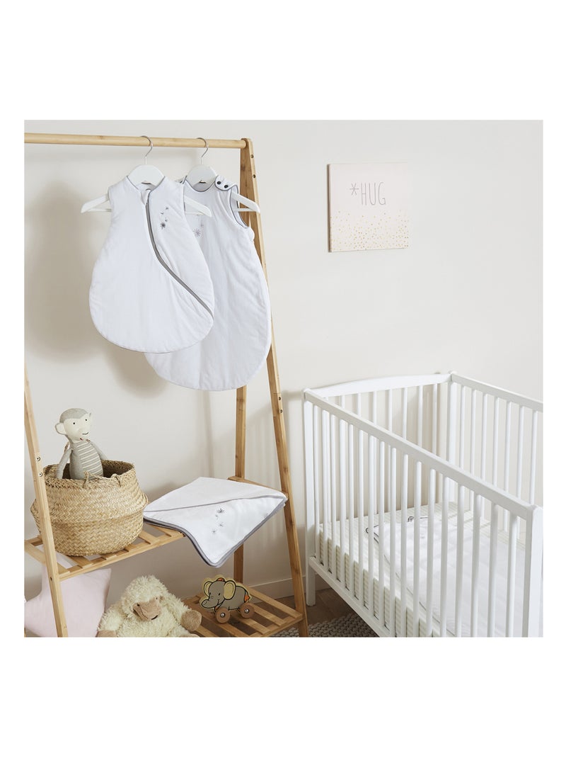 Drap housse bébé en coton bio - Babycalin Blanc - Kiabi