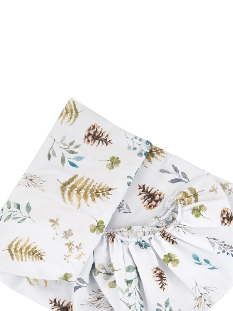 Drap housse bébé en coton, NATURA Multicolore - Kiabi
