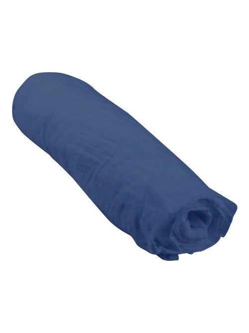 Drap housse bébé en gaze de coton 100% coton - Kiabi