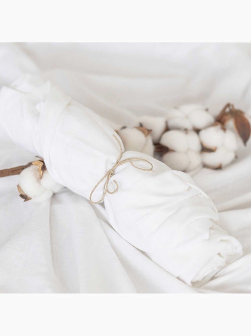 Drap housse bébé en jersey coton bio - Kiabi Drap housse bébé en jersey coton bio - Kiabi