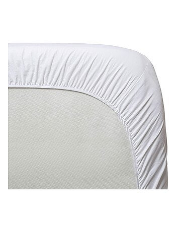 Drap housse bébé extensible 100% jersey bio peigné - 'P'tit Basile'
