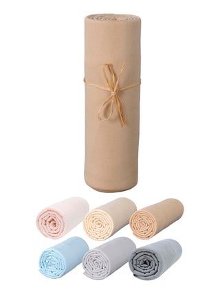 Drap housse bébé extensible 100% jersey bio peigné - 'P'tit Basile'