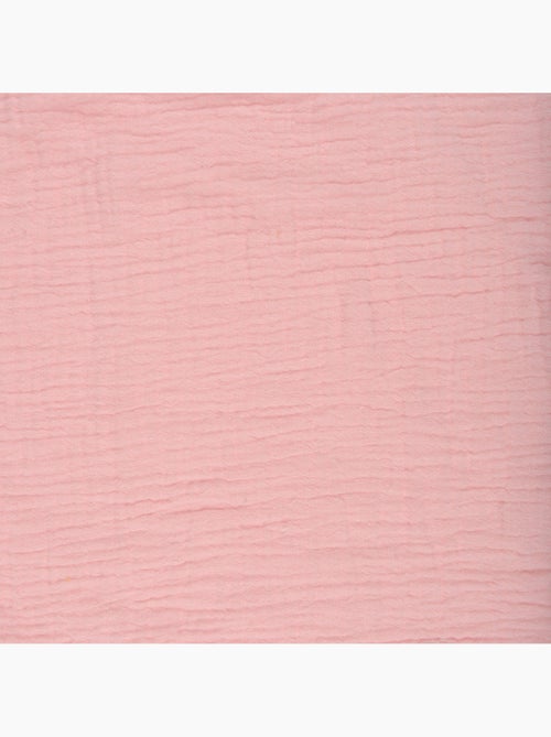 Drap housse bébé extensible en gaze de coton rose 60 x 120 cm - Kiabi