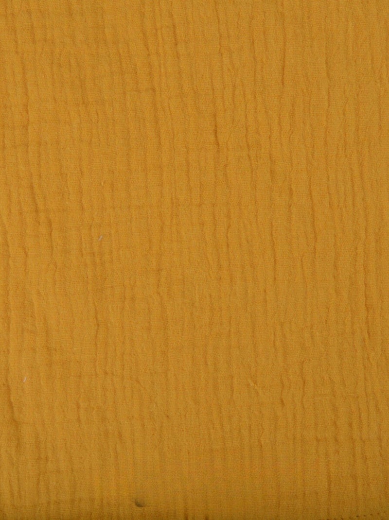 Drap Housse bébé Gaze de coton Alia PROMO LINGE Jaune - Kiabi