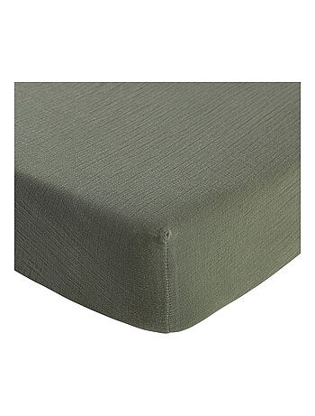 Drap housse bébé gaze de coton NOA