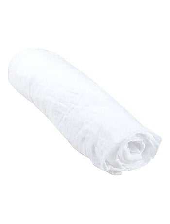 Drap housse bébé grand format en gaze de coton 100% coton