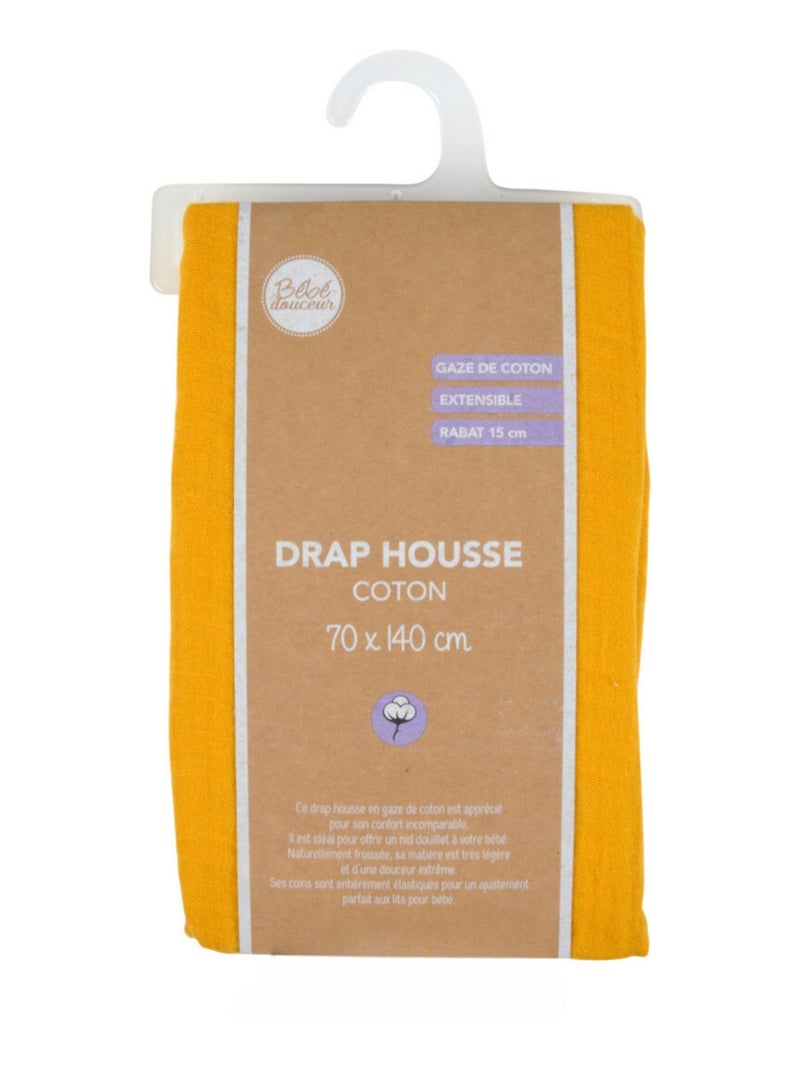 Drap-Housse Bébé Jaune - Kiabi
