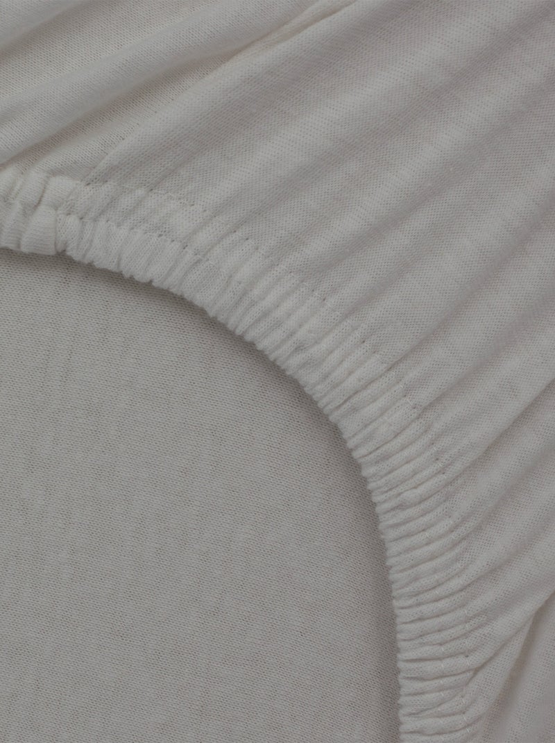Drap housse bébé uni en coton doux - Babycalin Blanc - Kiabi
