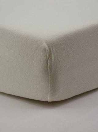 Drap housse bébé uni en coton doux