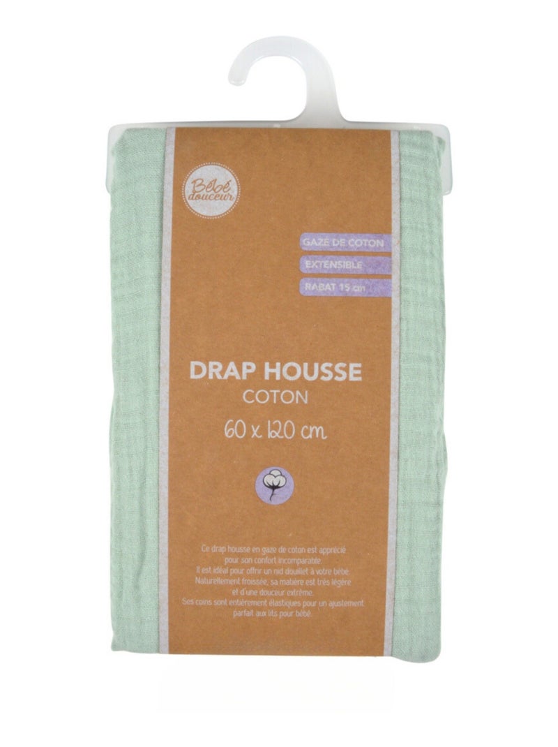 Drap-Housse Bébé Vert - Kiabi