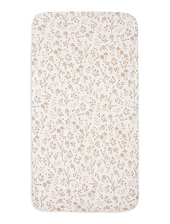 Drap-housse berceau Bloomy en coton Jollein