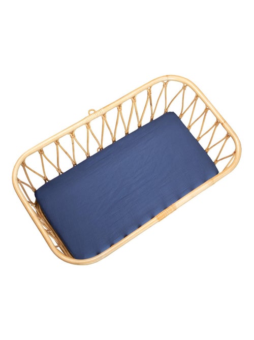 Drap housse berceau en gaze de coton à carreaux SEVIRA KIDS - Kiabi