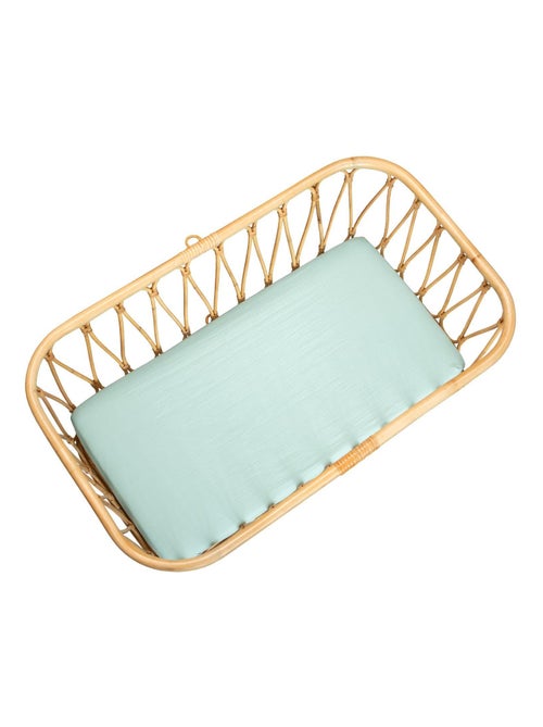 Drap housse berceau en gaze de coton à carreaux SEVIRA KIDS - Kiabi