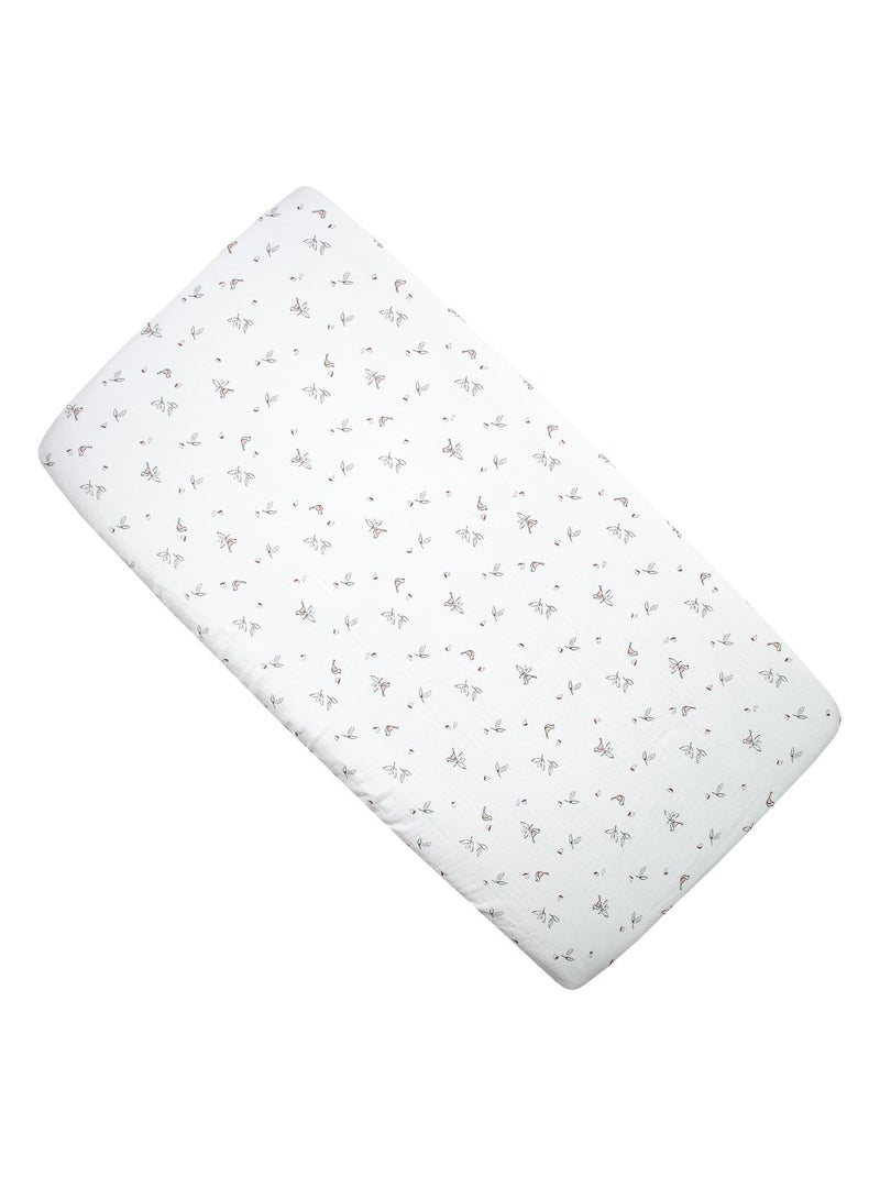 Drap housse berceau en gaze de coton, Melody SEVIRA KIDS Multicolore - Kiabi