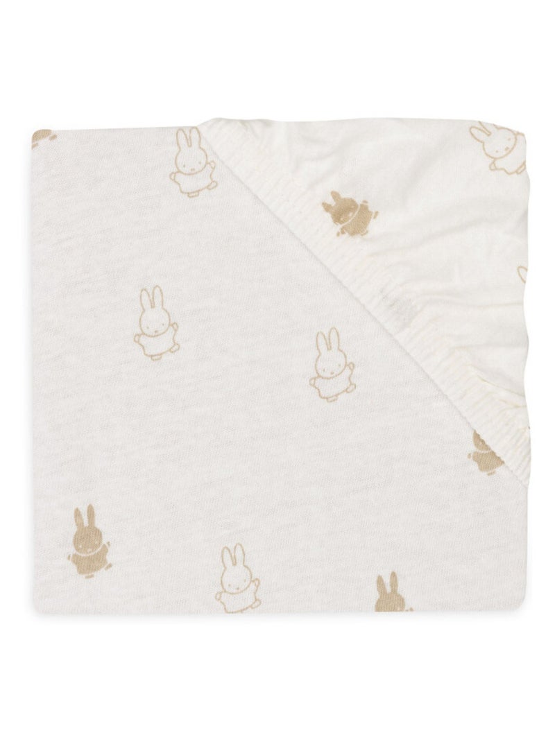 Drap-housse berceau Miffy en coton Beige - Kiabi
