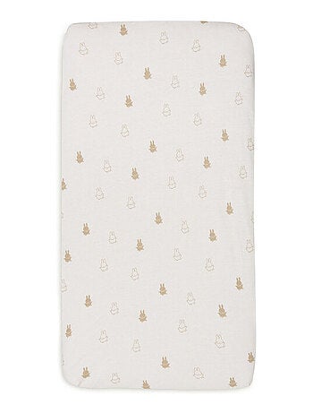 Drap-housse berceau Miffy en coton Jollein