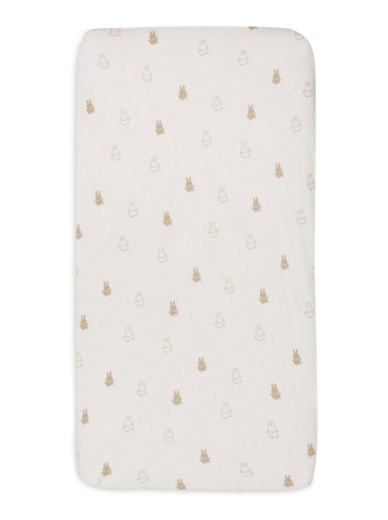 Drap-housse berceau Miffy en coton Jollein Beige - Kiabi