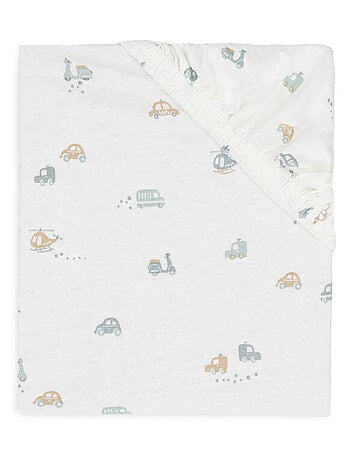 Drap-housse berceau On The Go en coton Jollein