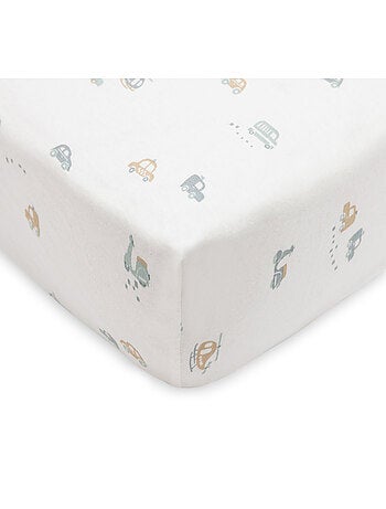Drap-housse berceau On The Go en coton Jollein
