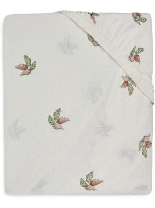 Drap-housse berceau Rose en coton